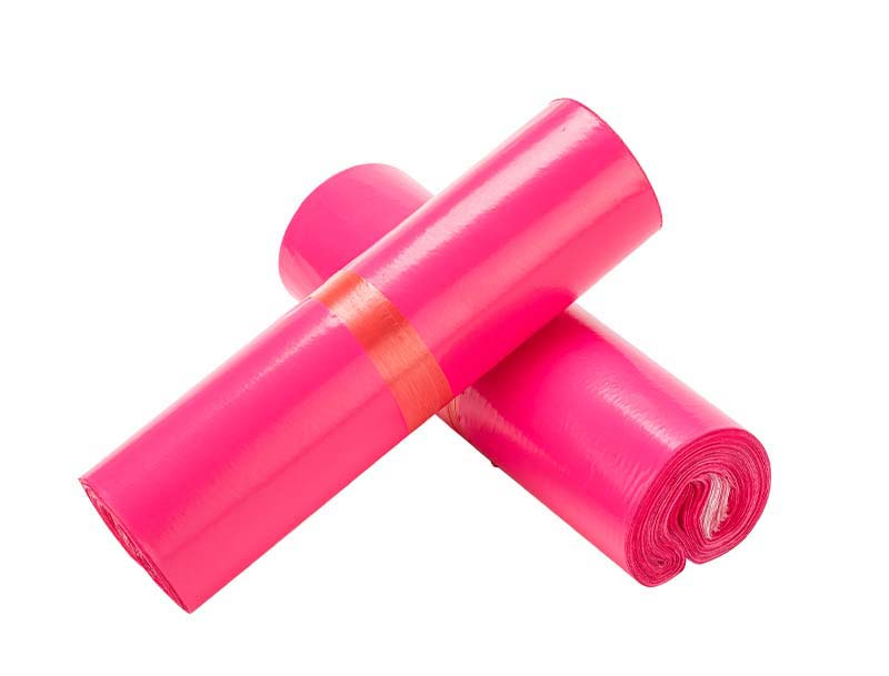 固安玫红色快递袋-02